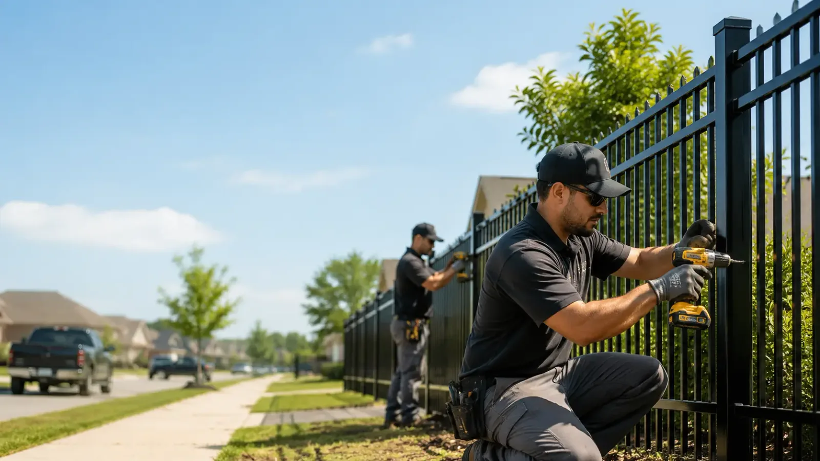 Metal Fence Installation in Johnston City, IL